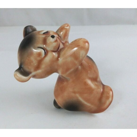 Vintage Van Tellingen Hugging Dancing Bear 3.5" Salt & Pepper Shakers - Picture 3 of 16